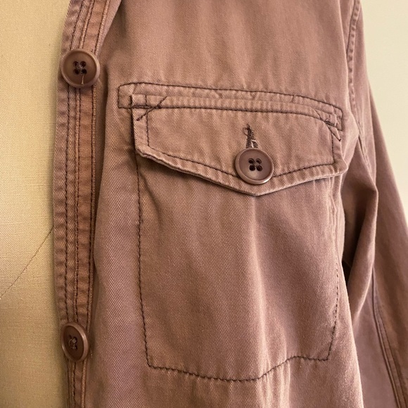 Abercrombie and Fitch Swing Twill Woven Utility Jacket - 2 pocket - Picture 7 of 8